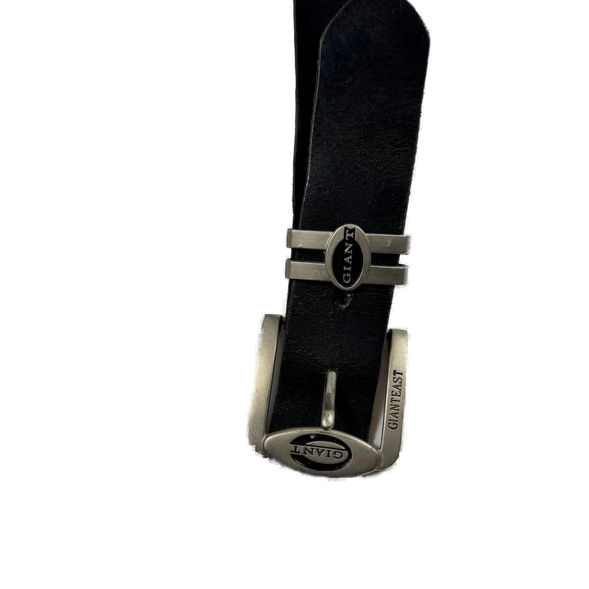 Black Leather Buckle Belt