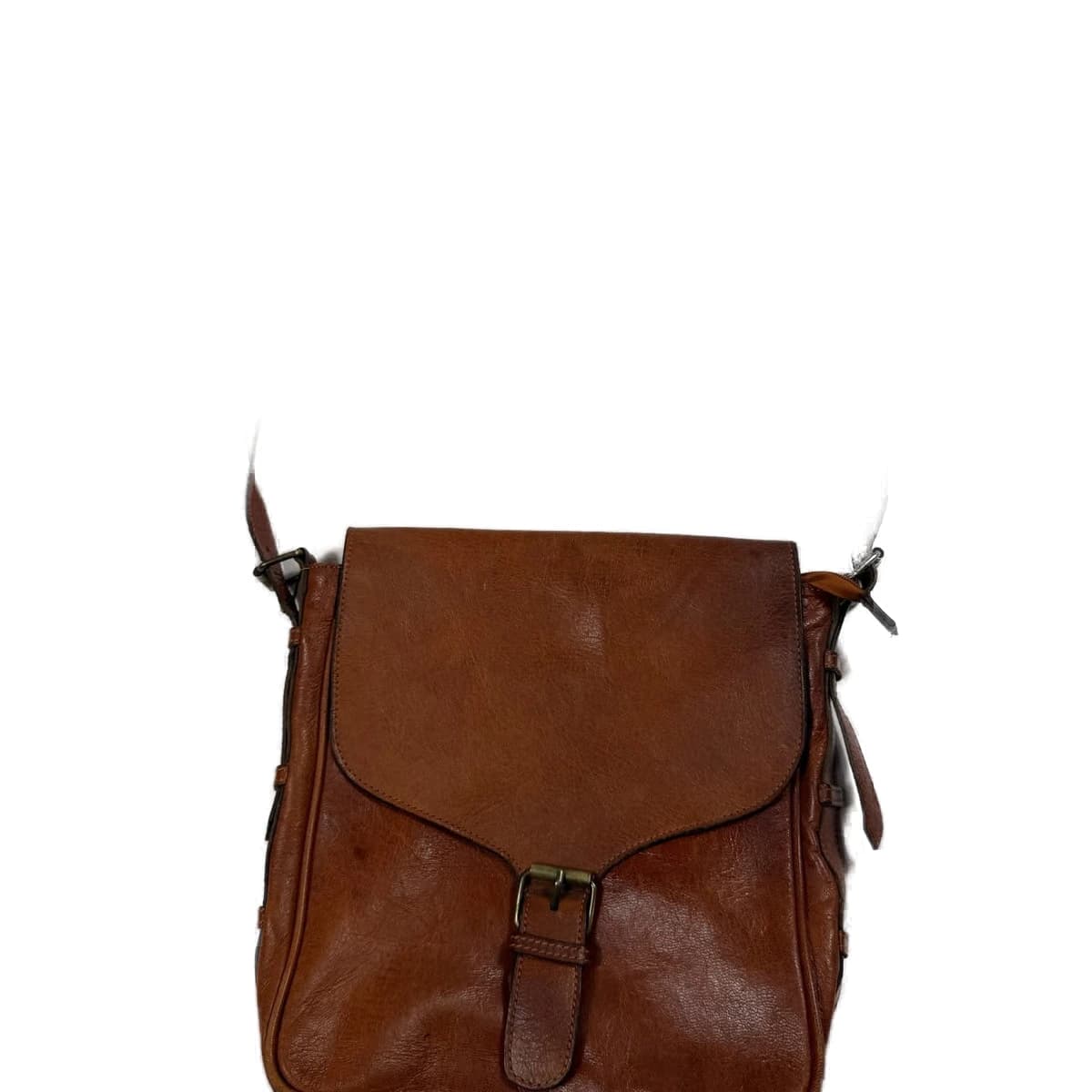 Brown Leather Crossbody